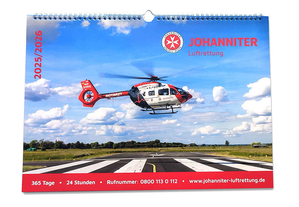 Kalender 2025/2026 Johanniter Luftrettung Kalender 2025/2026 Johanniter Luftrettung