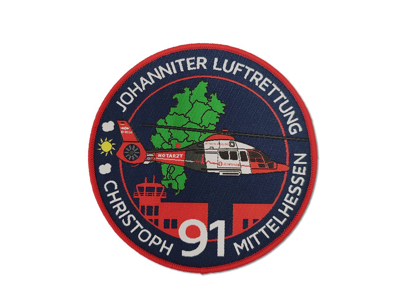 JLR_Patch-CH-91-MHxjfqRHxwVJtng Fan-Patch CH91 Mittelhessen Johanniter Luftrettung