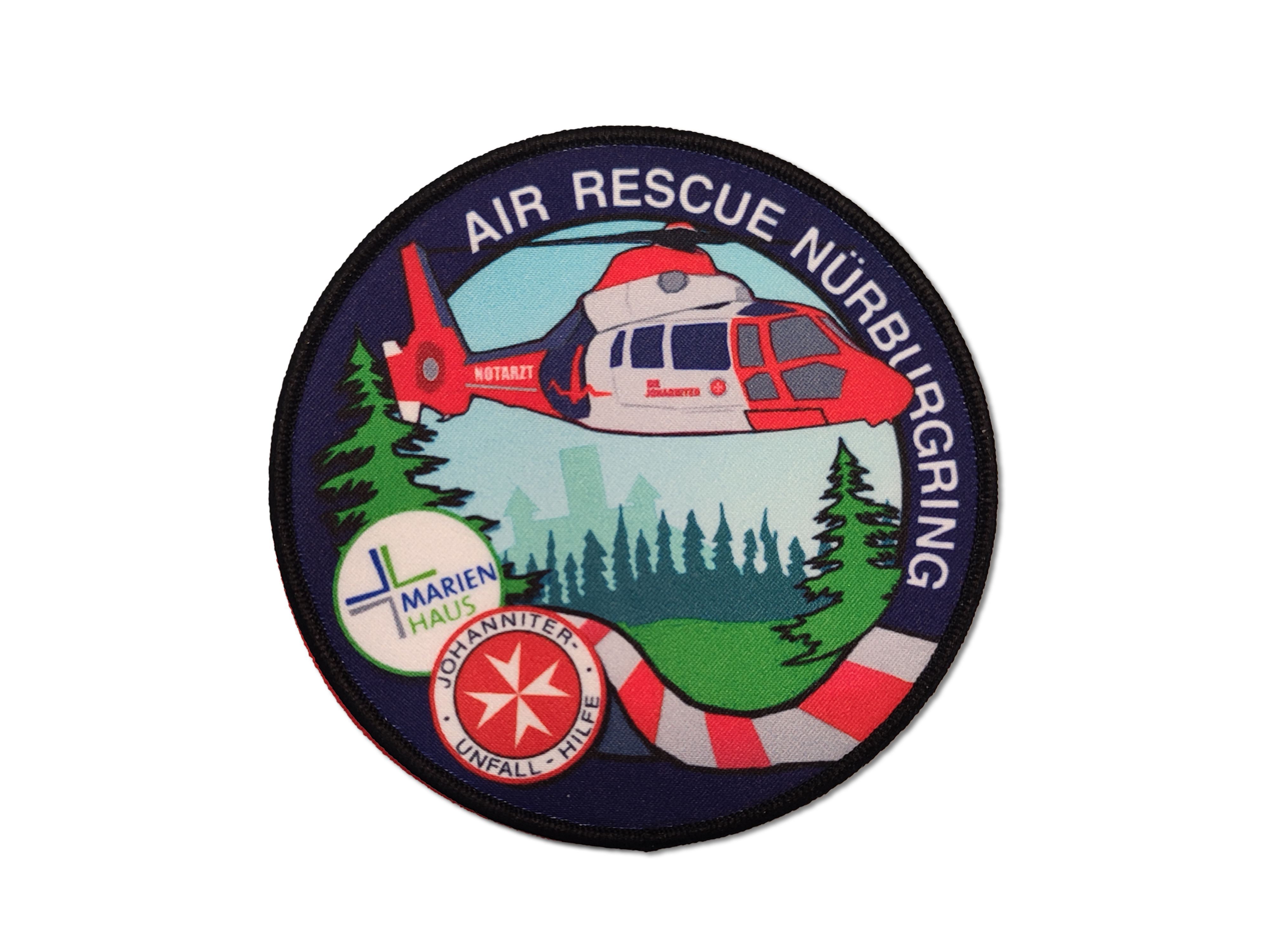 JLR-Patch-CH-ARN Fan-Patch Air Rescue Nürburgring Johanniter Luftrettung