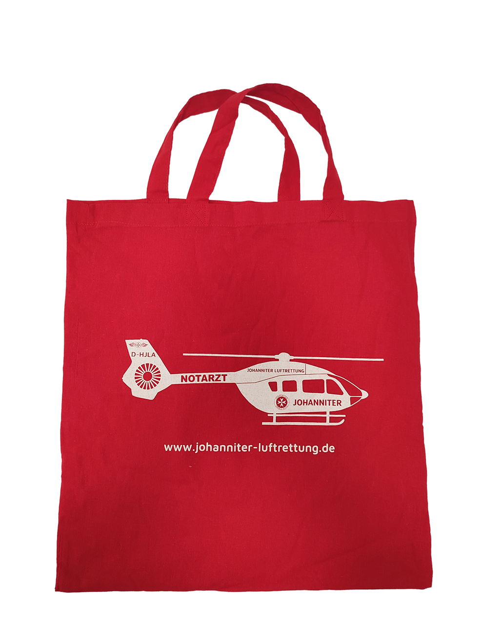 JLR_Jutebeutel Baumwolltasche Johanniter Luftrettung
